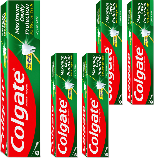 콜게이트 아이씨 쿨민트 치약, 200g, 5개