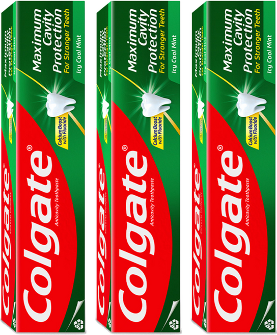 콜게이트 아이씨 쿨민트 치약, 200g, 3개