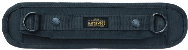 matchwood Shoulder Pads 2.0"in 寬背帶減壓墊 MHWDAS060BK