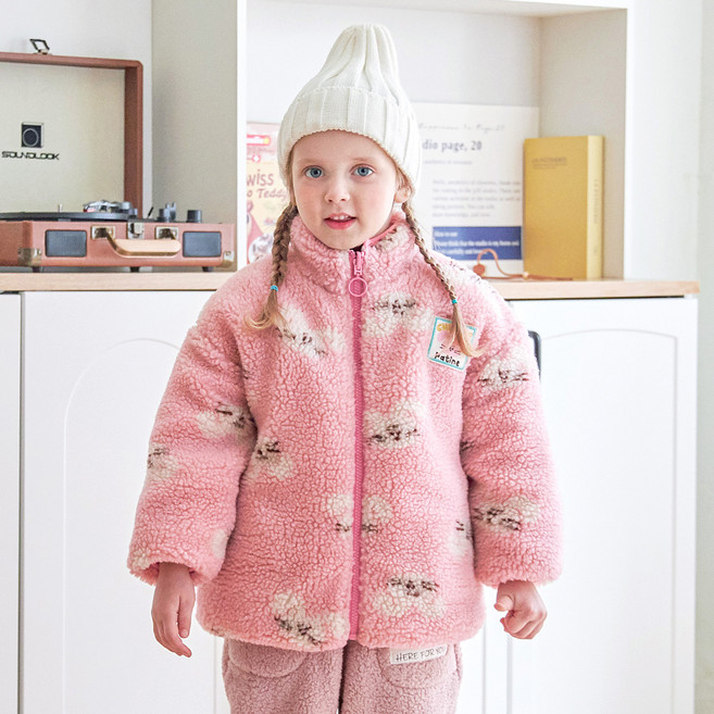 MARI N MORI 童款兔子印花雙面保暖外套