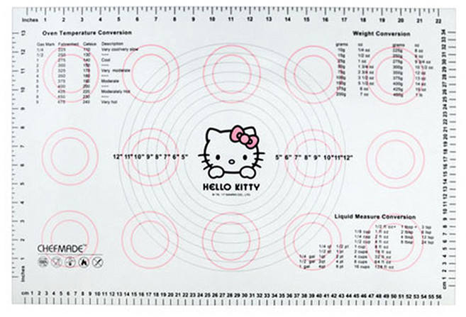 쉐프메이드 헬로키티 실리콘 매트, 1개