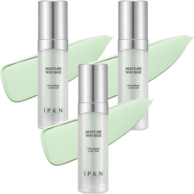 입큰 모이스처 스킨 베이스 중건성 피부용 35ml, 1호 그린, 3개