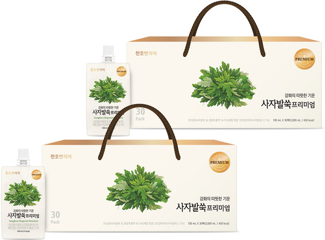 천호엔케어 사자발쑥 프리미엄 건강즙, 60개, 100ml