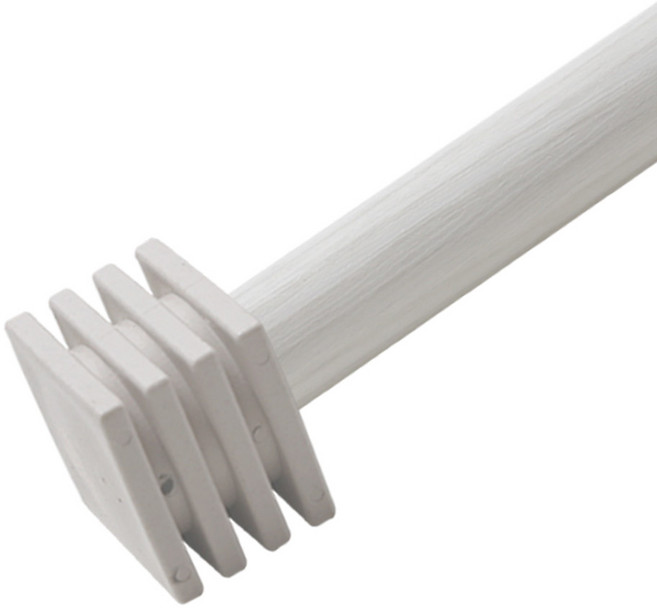 썬데코 사각캡 25 mm 커튼봉 + 조절브라켓, 연오크