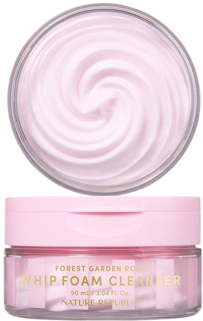NATURE REPUBLIC 森林花園玫瑰慕斯潔面乳, 90ml, 1個