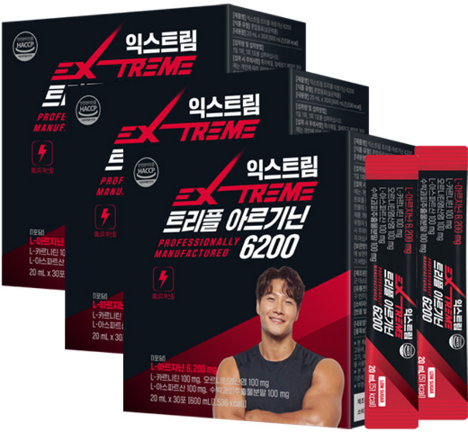 익스트림 트리플 아르기닌 6200, 20ml, 90개