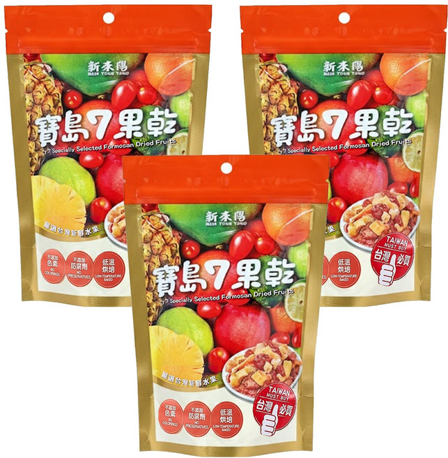 新東陽 寶島7果乾, 150g, 3包