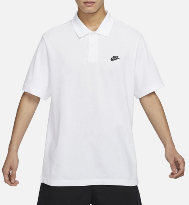 Nike 男款 Club Polo 短袖 T恤 FN3895-100 + Welldone 襪子組
