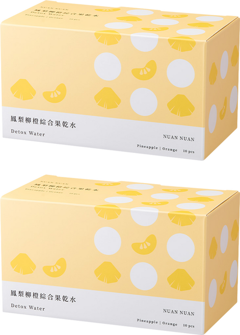 暖暖純手作 鳳梨柳橙綜合果乾水, 150g, 2盒