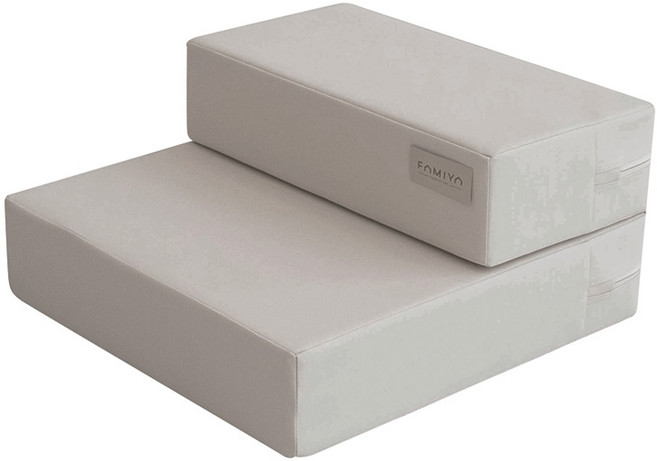 파미야 논슬립 변신형 강아지 계단, 그레이, 1개