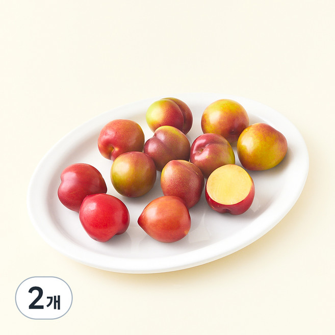 새벽경매 자두 중과, 1kg, 2팩
