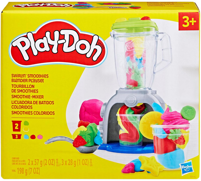 Hasbro 孩之寶 Play-Doh 培樂多 旋轉冰沙攪拌機遊戲組, 多色, 198g, 1盒
