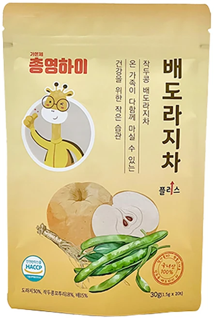 총영하이 배도라지차 플러스, 30g, 1개 - 쿠팡