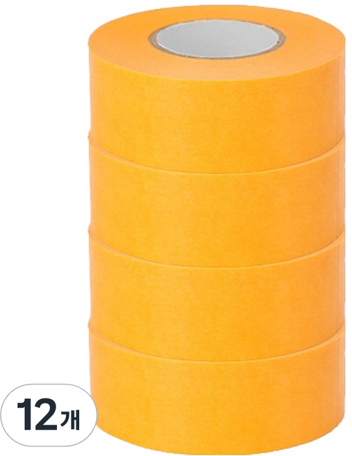 OON 종이 마스킹 테이프 30mm x 18미터, 12개