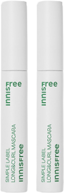 이니스프리 심플라벨 롱앤컬 마스카라 7.5g, 2개
