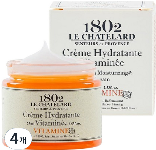 비타민 수분 크림, 75ml, 4개