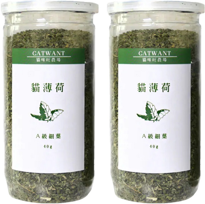CATWANT 貓咪旺農場 A級貓薄荷, 貓薄荷, 40g, 2罐