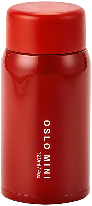 오슬로 미니 텀블러, 레드, 120ml, 1개
