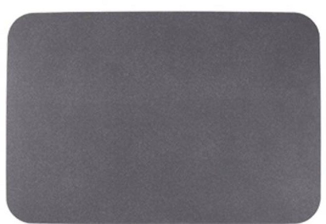 B plus 瞬吸 軟式珪藻土吸水地墊 0.5mm超薄柔軟設計 底部止滑 天然抗菌材質, 深灰色, 1個