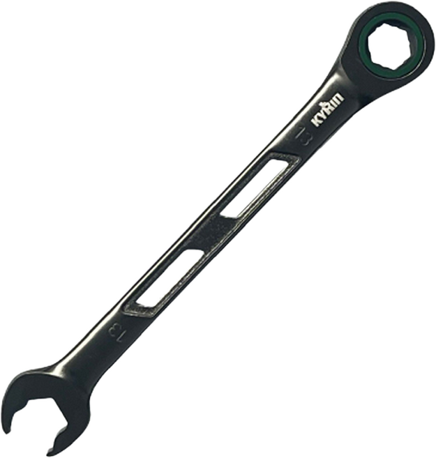 麒麟工具 KYRIN 120齒快速平型棘輪梅開板手 KLR-13 13mm 86g, 1個