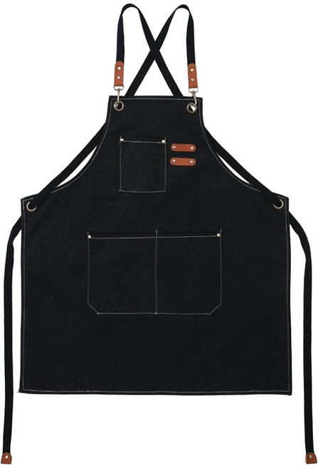 KKAEBIDA 咖啡師圍裙 黑色 1入, 1件