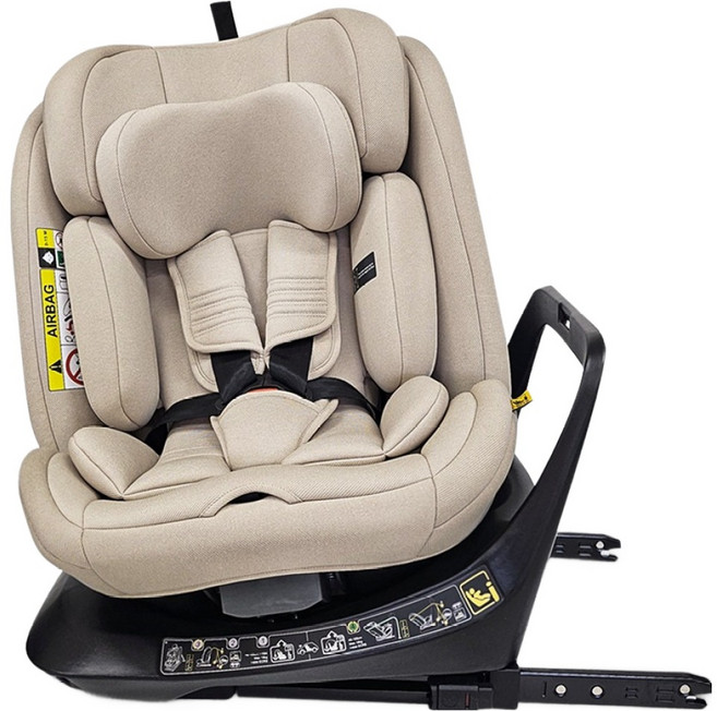 에어보스 스위벨 카시트 회전형, 네추럴 베이지