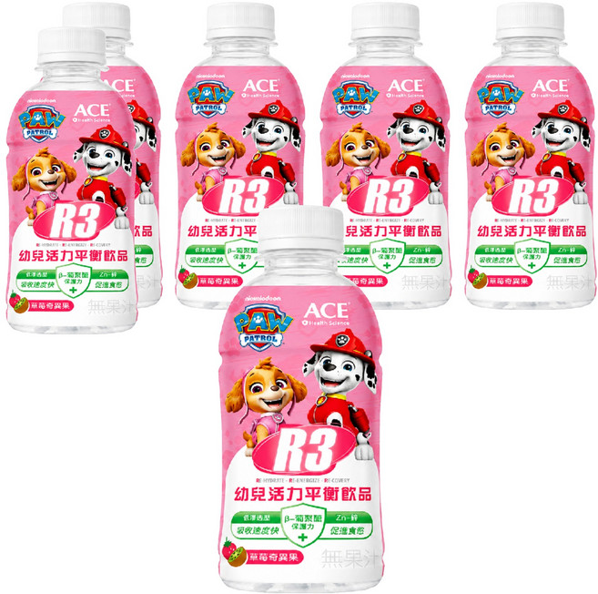 Glory Nutria 維維樂 R3幼兒活力平衡飲 草莓奇異果口味, 350ml, 6瓶