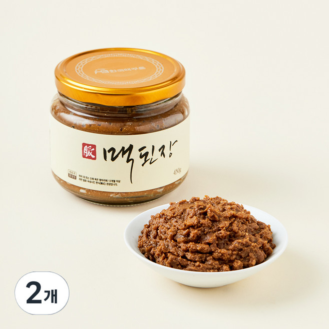 전통식품 인증 맥된장, 450g, 2개