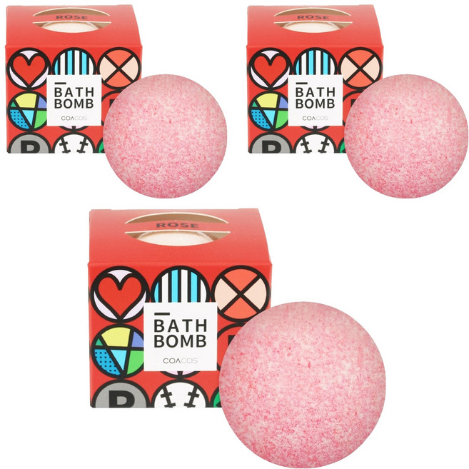 코아코스 딥키스 버블 배쓰밤, 140g, 3개