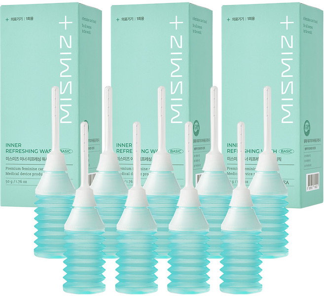 미스미즈 이너 리프레싱 워시 베이직 여성청결제 3개입, 150g, 3개