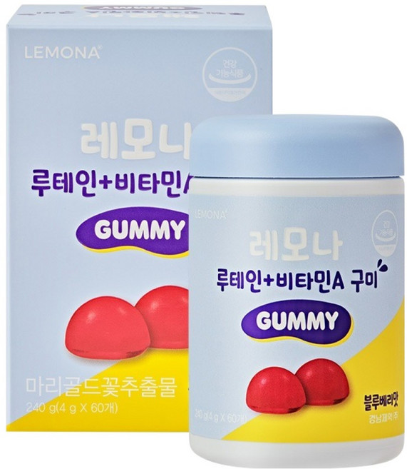 레모나 루테인 비타민A 구미, 60정, 1개