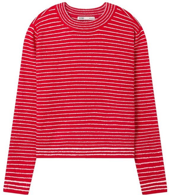 MIXXO 女款條紋套頭針織衫