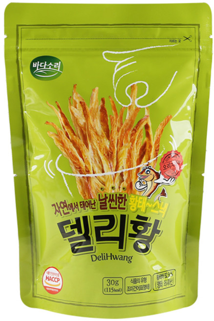 바다소리 델리황 오리지널뉴 어포스낵, 30g, 1개