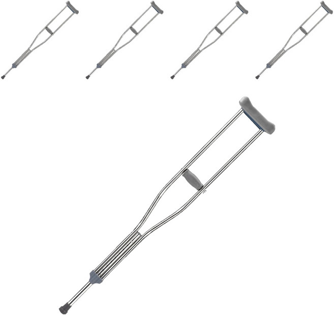 와이스필 보행 보조 알루미늄 목발, 5개