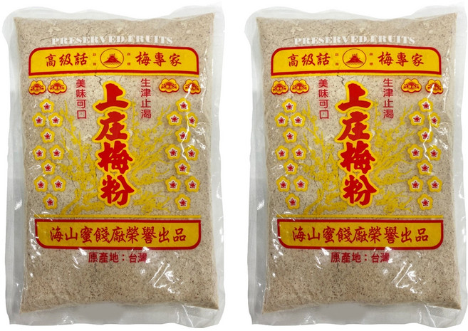 海山 上庄梅粉, 600g, 2包