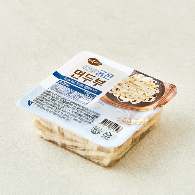 맑은물에 국내산 콩 굵은 면두부, 100g, 1개