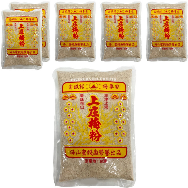 海山 上庄梅粉, 600g, 6包