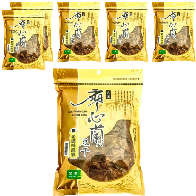 大溪廖心蘭豆干, 400g, 6包