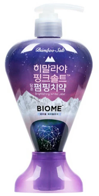 히말라야핑크솔트 바이옴 구취전문 펌핑치약, 285g, 1개 - 쿠팡