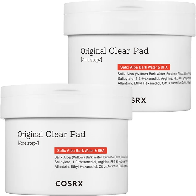 코스알엑스 원스텝 오리지널 클리어 패드 140ml, 70매입, 2개 - 쿠팡