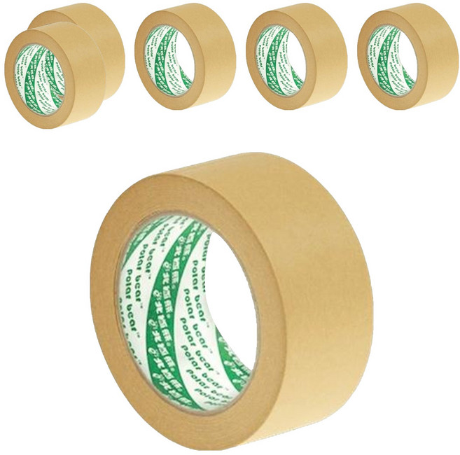 polar bear 北極熊 PVC布紋封箱膠帶, 6捲