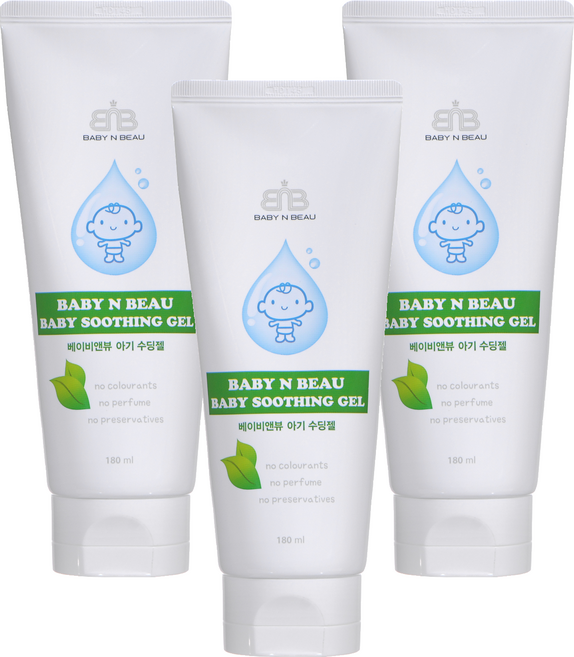 뷰앤뷰 아기 수딩젤, 180ml, 3개