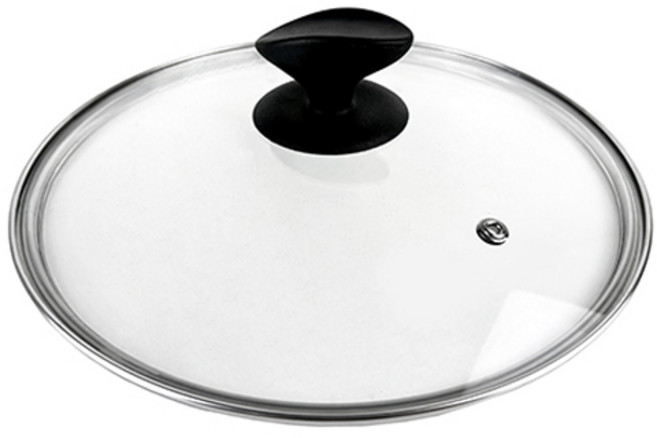 발룬피니 넘침방지 강화유리 뚜껑, 20cm, 1개