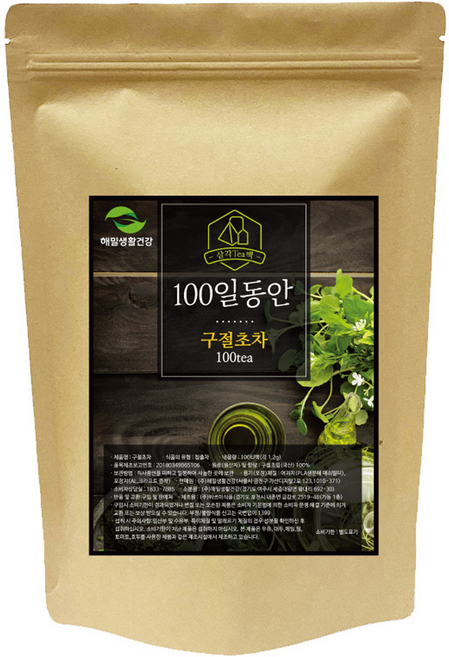 해밀생활건강 100일동안 구절초차, 1.2g, 100개입, 1개