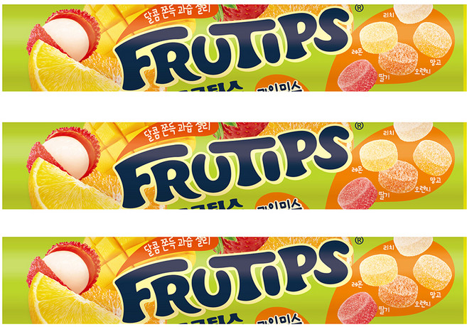 FRUTIPS 黑嘉麗 水果軟糖 原味, 140g, 3條