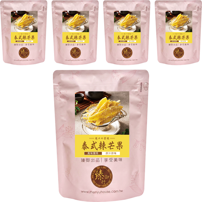 臻御行 泰式辣芒果, 250g, 5個