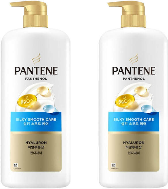 PANTENE 潘婷 絲滑柔順修護潤髮乳, 2個, 1.2L