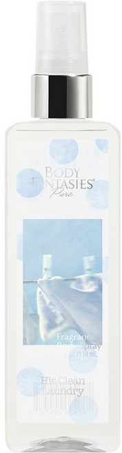 바디판타지 퓨어 히즈 클린 런더리 프래그런스 바디 스프레이 포근한 비누향, 1개, 118ml