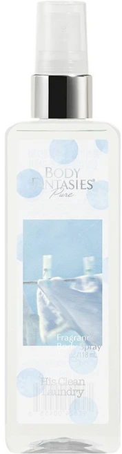 바디판타지 퓨어 히즈 클린 런더리 프래그런스 바디 스프레이 포근한 비누향, 1개, 118ml - 쿠팡