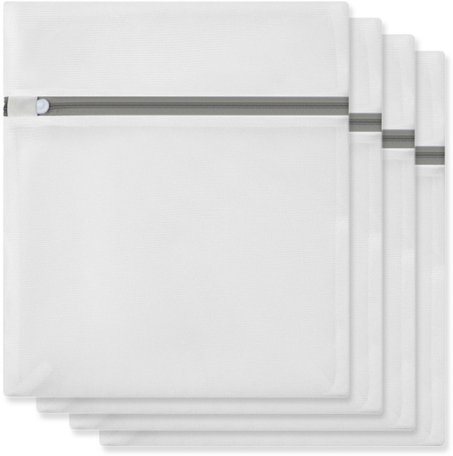 모던모어 촘촘 튼튼 세탁망 사각 50 x 60 cm, 화이트, 4개